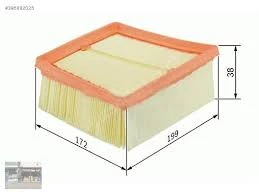 HAVA FİLTRESİ FORD FİESTA 5 1.6 TDCİ 90HP 11.2004 5S619601AA 1338536 ürün görseli