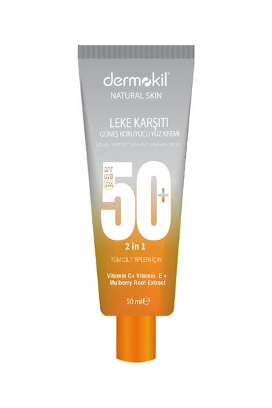 Dermokil Güneş Kremi Leke Karşıtı Ve Güneş Koruyucu Yüz Kremi 50 Spf - Resim 2