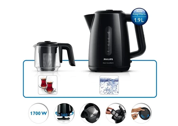 Philips Daily Collection Çay Makinesi HD7301/00 - Resim 2