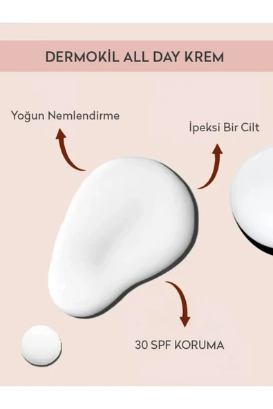 Dermokil Yoğun Nemlendirici Intense Moısturızıng All Day Cream 50 ml - 4