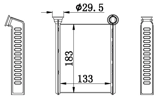 KALORİFER RADYATÖRÜ BRAZİNG CLIO IV-LOGAN II 13  130x185x26 271153553R ürün görseli