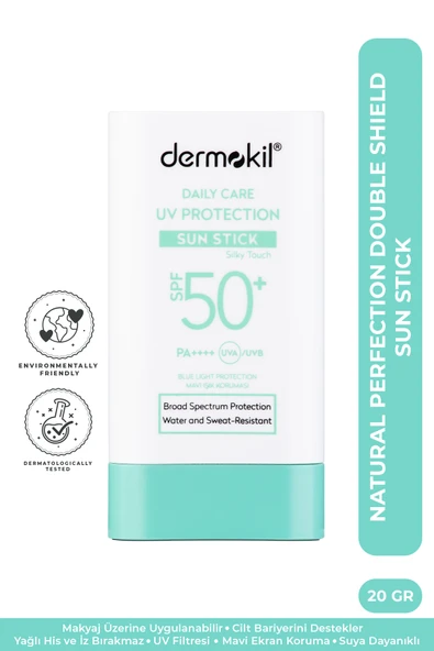 Dermokil Daily Care Sun Stick SPF 50+ Yüksek Koruma Stick Güneş Koruyucu 20 g