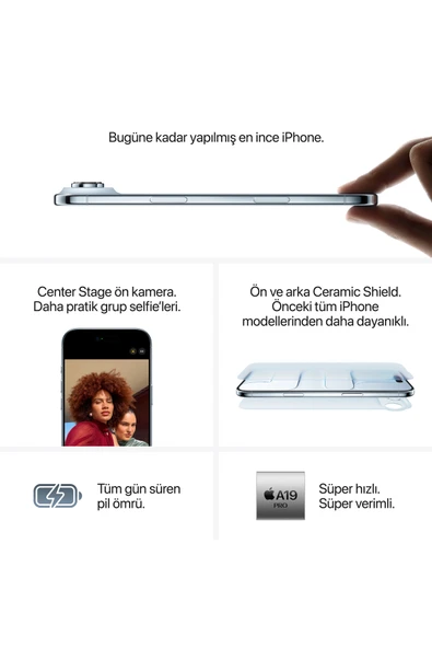 Apple iPhone Air 1TB Gök Mavisi - Resim 6