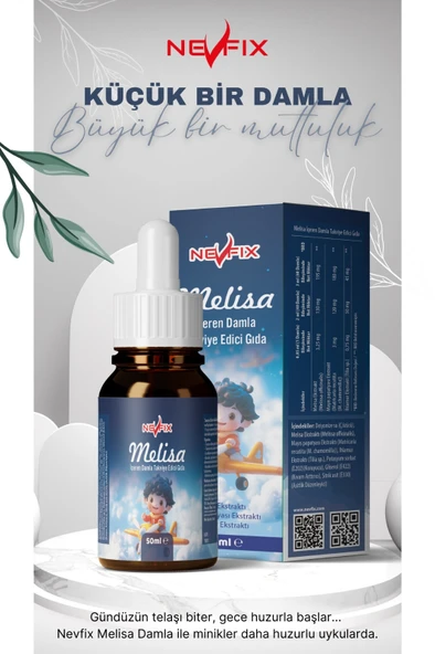 Nevfix Melisa Papatya Ihlamur Night Bitkisel Damla 50 ml - Resim 2