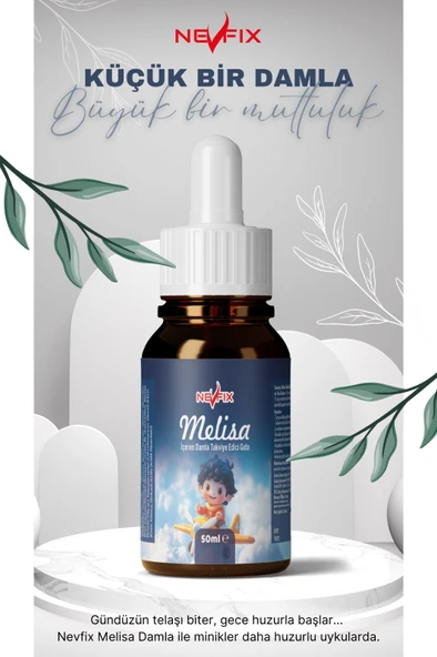 Nevfix Melisa Papatya Ihlamur Night Bitkisel Damla 50 ml ürün görseli