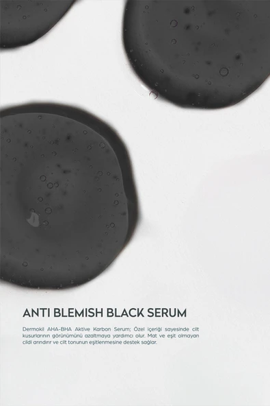 Dermokil Antı Blemısh Active Charcoal Black Serum 30 Ml - Resim 3