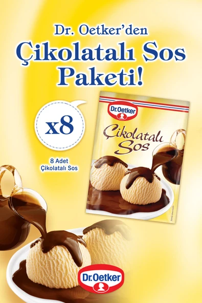 Dr. Oetker Çikolatalı Sos 8'li