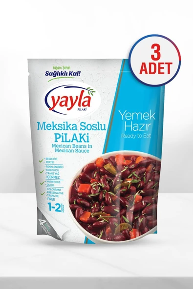 Yayla Meksika Soslu Pilaki 400GR 3'Lü Paket - 2