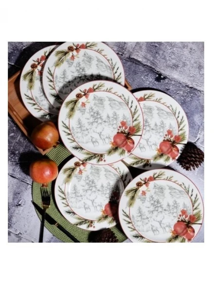 Kosova YLB1116 Yuvarlak Servis Tabağı 26 cm 6'lı ürün görseli 1