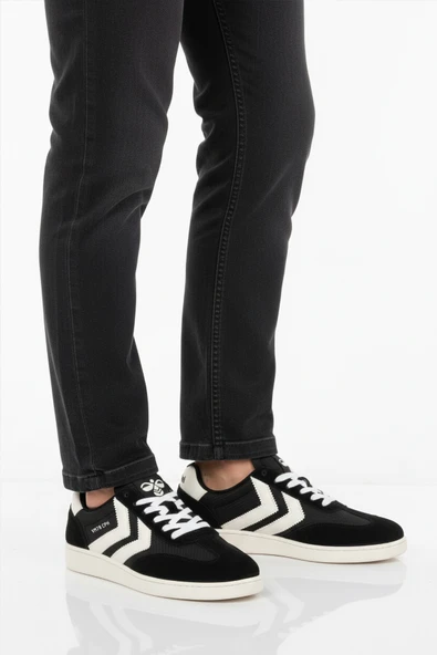 Hummel Siyah Kaymaz Süet Detaylı Esnek Hafif Unisex Sneaker 227912 VM78 CPH RS