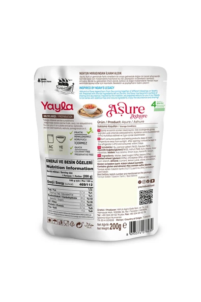 Yayla Yemek Hazır Aşure 200 gr - 2