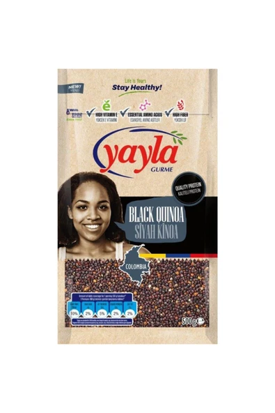 Yayla Gurme Siyah Kinoa 500 Gr - 1
