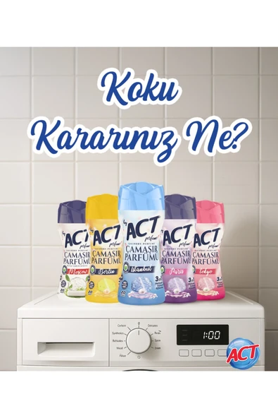 BY ACT Çamaşır Parfümü İstanbul-Belin-Tokyo-Paris-Moscow 5x210 gr - 4