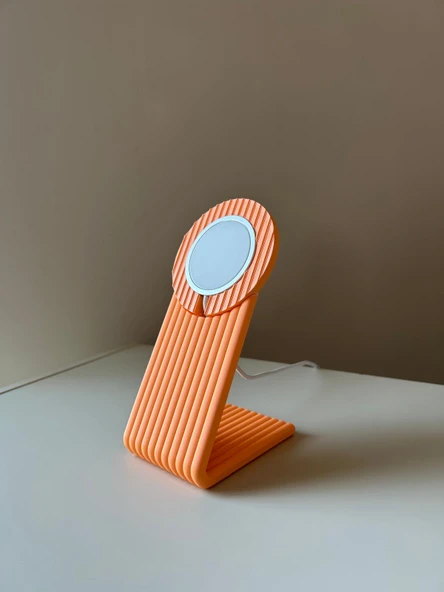 Alade MagSafe Uyumlu Pastel Turuncu Stand