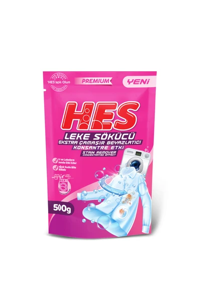 Hes Leke Sökücü ve Çamaşır Beyazlatıcı 500 Gr*2 - 2