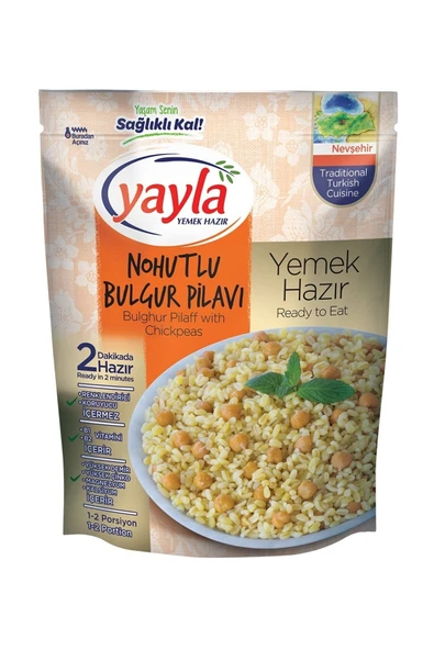 Yayla Nohutlu Bulgur Pilavı 250 gr X 12 Adet ürün görseli 1