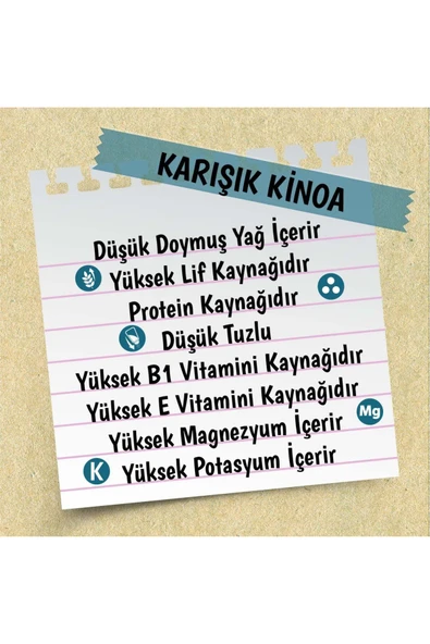 Yayla Gurme Karışık Kinoa 500 G x 8 Adet (Koli) - 2