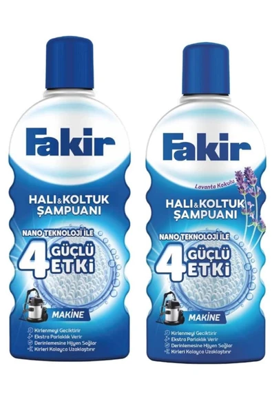 Fakir Makine Lavanta&Klasik Nano Teknolojili Halı Ve Koltuk Şampuanı 2x1000 ml