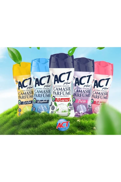 BY ACT Çamaşır Parfümü İstanbul-Belin-Tokyo-Paris-Moscow 5x210 gr - 3