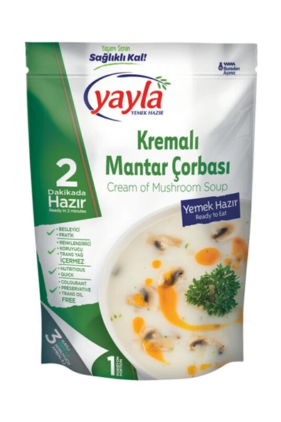 Yayla Yemek Hazır Kremalı Mantar Çorbası 250 gr ürün görseli