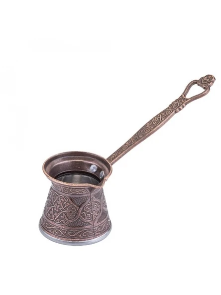 Kosova No 4 Zamak Döküm Bakır Renk Cezve ürün görseli