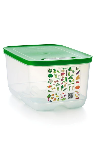 Tupperware Sera Serisi Yüksek Gövdeli Meyve ve Sebze Saklama Kabı Yeşil 4.4 lt - 2