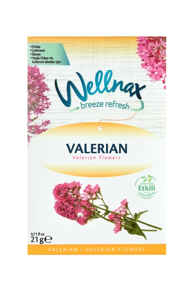 Wellnax ( 5 ADET ) Valerian | Dolap Ve Çekmece Kokusu | Rutubet Önleyici Kese, Askılı Dolap Kokusu - 2