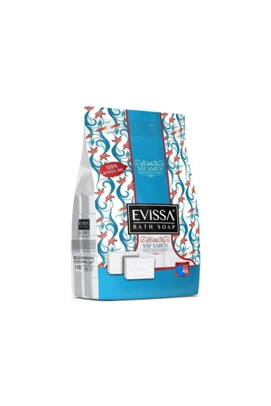 Evissa Geleneksel Beyaz Banyo Sabunu 8x200gr 1.6 Kg - 2