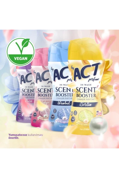 BY ACT Çamaşır Parfümü İstanbul-Belin-Tokyo-Paris 4x210 gr - 2