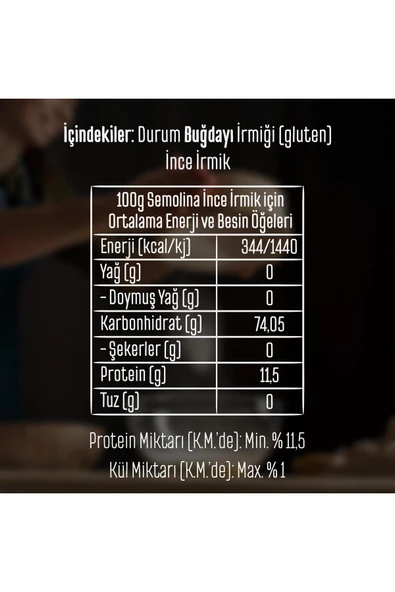 tellioğlu İrmik Semolina 1 KG - 5
