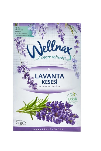 Wellnax ( 5 ADET ) LAVANTA KESESİ | Dolap Ve Çekmece Kokusu | Rutubet Önleyici Kese, Askılı Dolap Kokusu - 2