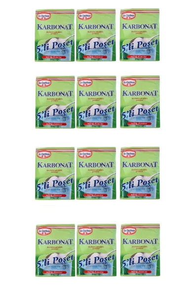 Dr. Oetker Karbonat 5'li 25 gr X 12 Adet