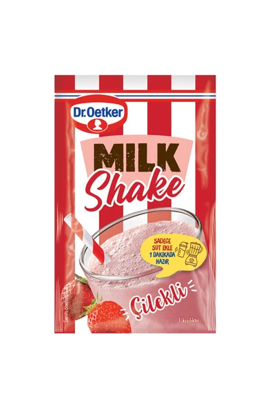Dr. Oetker Milkshake toz karışımı çilekli 22 gr - 2