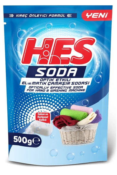 Hes Soda - El ve Matik Çamaşır Sodası ( Optik Etkili ) 500 gr - Pc Premium Center - 3