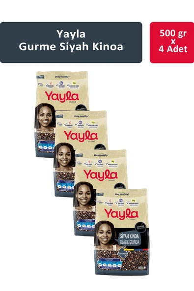 Yayla Gurme Siyah Kinoa 500 gr x 4 Adet - 1