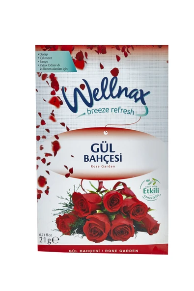 Wellnax ( 5 ADET ) GÜL BAHÇESİ | Dolap Ve Çekmece Kokusu | Rutubet Önleyici Kese, Askılı Dolap Kokusu - 3