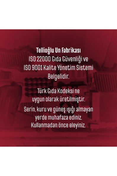 tellioğlu İrmik Semolina 1 KG - 6