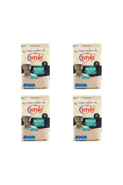 Yayla Gurme Kepekli Pirinç 500g X 4