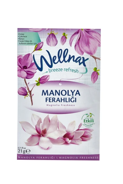 Wellnax ( 2 ADET ) Manolya & Lavanta Kesesi Dolap Ve Çekmece Kokusu | Rutubet Önleyici Kese Kokusu | - 4