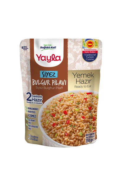 Yayla Yemek Hazır Siyezli Bulgur Pilavı 250 gr
