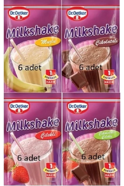 Dr. Oetker Dr Oetker 24 Adet Milkshake Çeşit Sepeti - 2