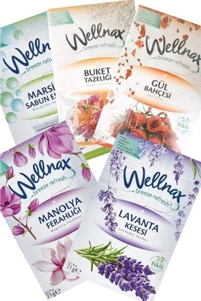 Wellnax Breeze Refresh Askılı Dolap ve Çekmece Kokusu - 2