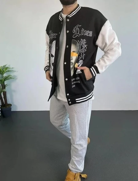 MDB Erkek Oversize Kolej Ceket  iyah ürün görseli