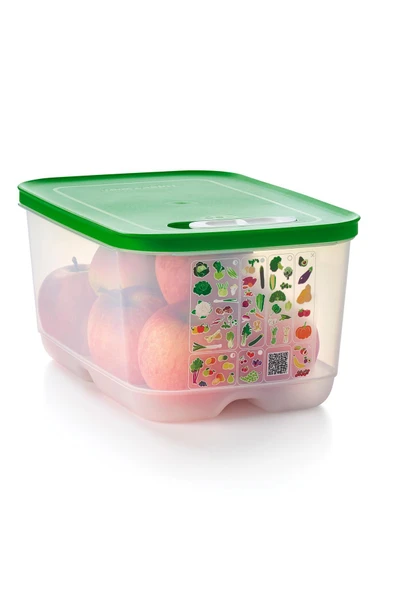 Tupperware Sera Serisi Yüksek Gövdeli Meyve ve Sebze Saklama Kabı Yeşil 4.4 lt - 3