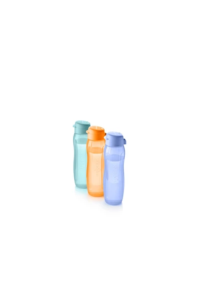 Tupperware Eco Slim Şişe 750 ml 3'lü Set Suluk Matara Çevre Dostu - 2