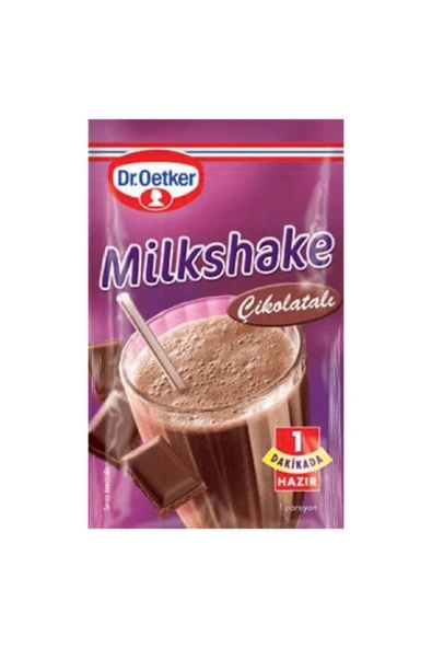 Dr. Oetker Milkshake Çikolatalı 30 gr 24 Adet