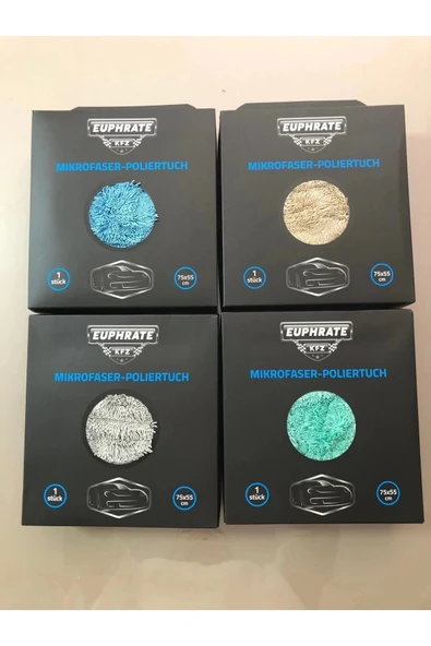 EUPHRATE KFZ Alman Üretim Mikrofiber Euphrate Tank Bezi 75x55 Renk Seçenekleri: (GRİ-BEJ-YEŞİL-MAVİ) ( 1 Adet ) - 5