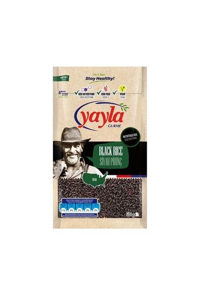 Yayla Siyah Pirinç 500 gr x 4 Adet - 2