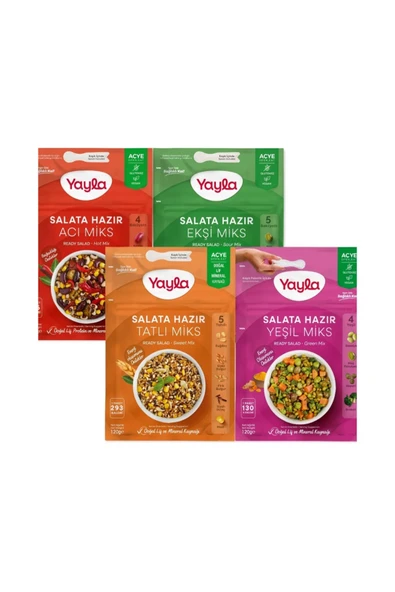 Yayla Salata Hazır Miks+Salata Toping 7'li Karma Paket - 2