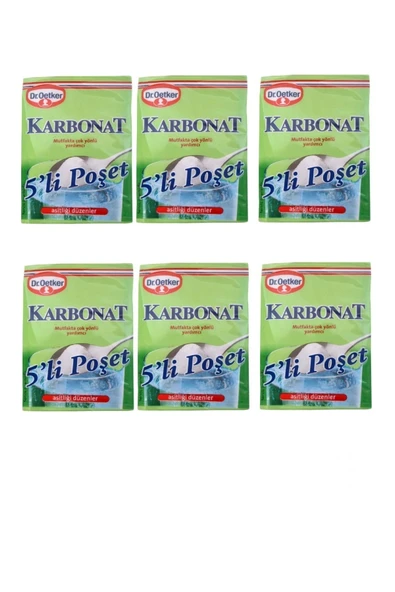 Dr. Oetker Karbonat 5'li 25 Gr X 6 Adet